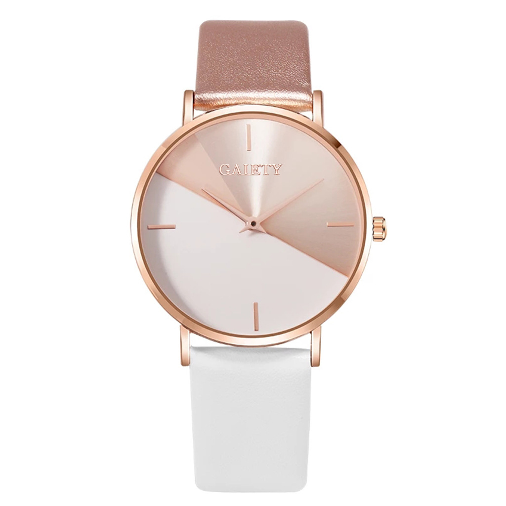 Jewelry Watches Gold - أفضل العلامة التجارية ساعة نسائية جلدية