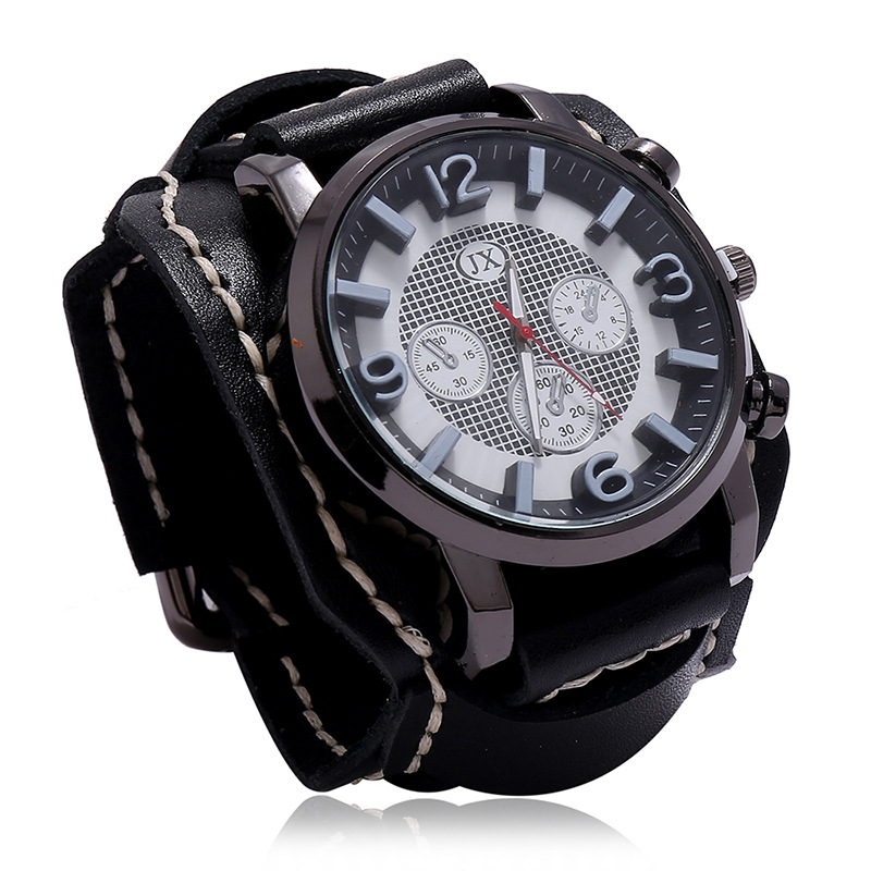 Jewelry Type Watches - ساعة كوارتز إلكترونية بسوار من الجلد