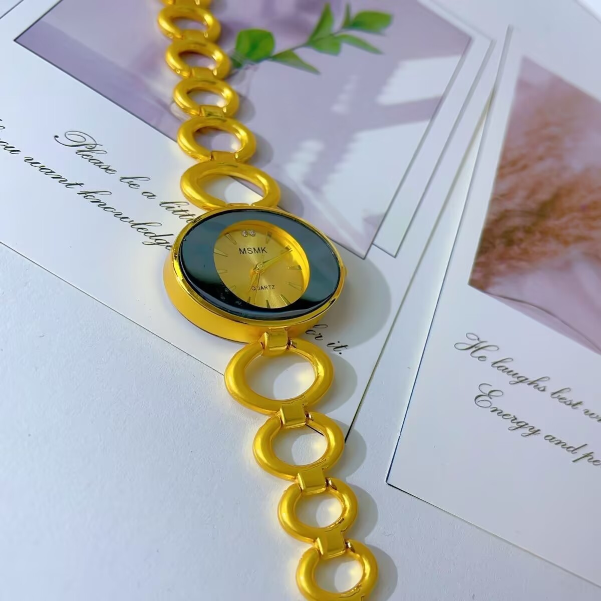 Jewelry Watches Gold - ساعة أمريكية جديدة مطلية بالذهب عيار