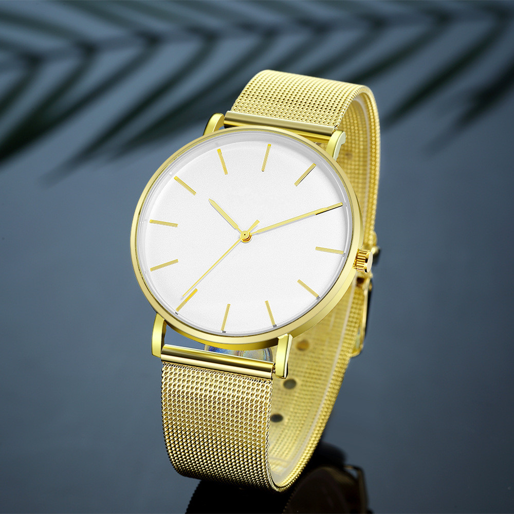 ساعة يد كوارتز نسائية من شبكة  - مراجعة Jewelry Watches Gold وسعره