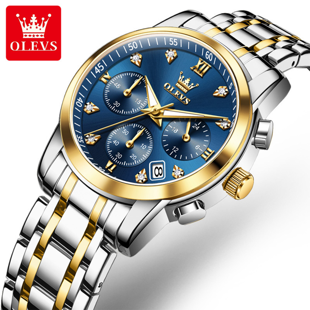 OLEVS ساعة نسائية ماركة فاخرة  - مراجعة Jewelry Diamond Watches وسعره