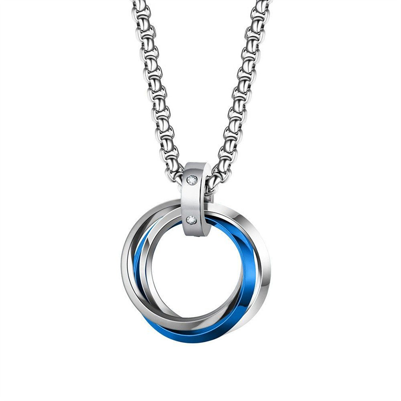 1 قطعة قلادة للرجال الهيب هوب  - مراجعة Mens Dog Tag Necklace وسعره