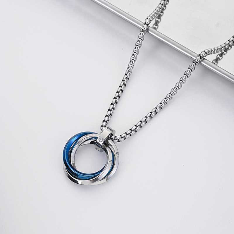 1 قطعة قلادة للرجال الهيب هوب  - مراجعة Mens Dog Tag Necklace وسعره