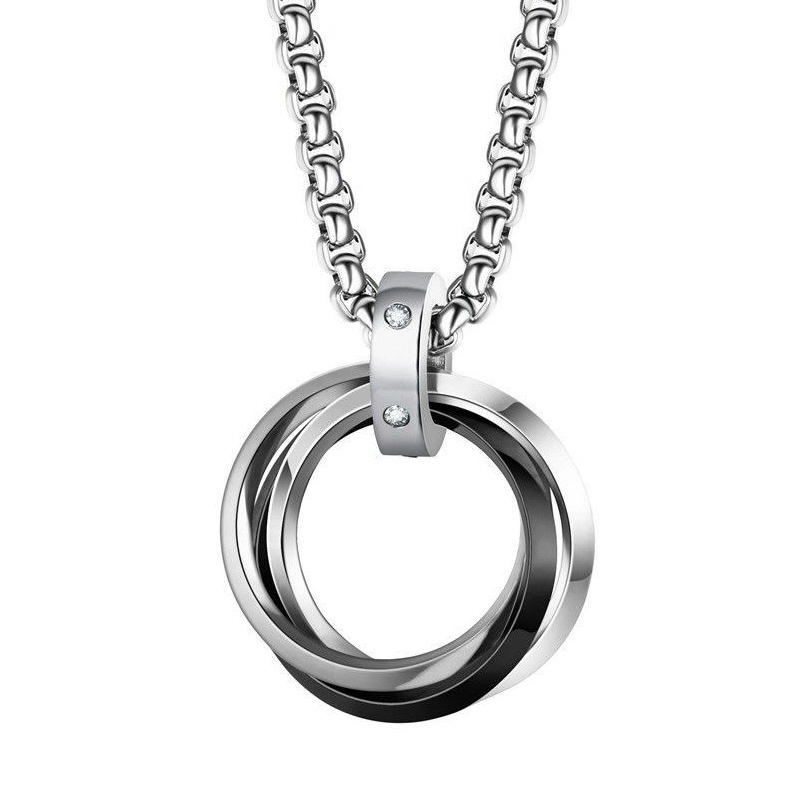 1 قطعة قلادة للرجال الهيب هوب  - مراجعة Mens Dog Tag Necklace وسعره