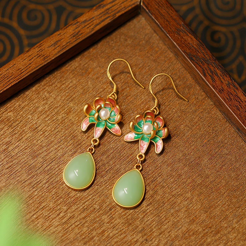 أقراط على شكل قطرة ماء من اليش - مراجعة Drop Earrings وسعره