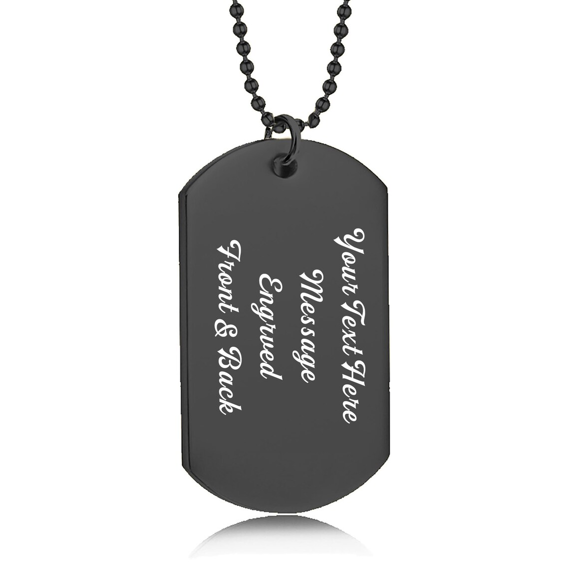 علامات الكلب الشخصية المخصصة ن - مراجعة Mens Dog Tag Necklace وسعره