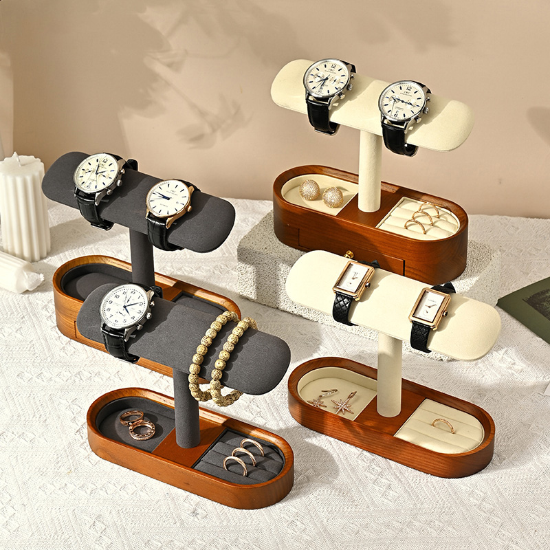 Oirlv خشب متين ساعة منظم الرف  - مراجعة Jewelry Box Organizer Watches وسعره