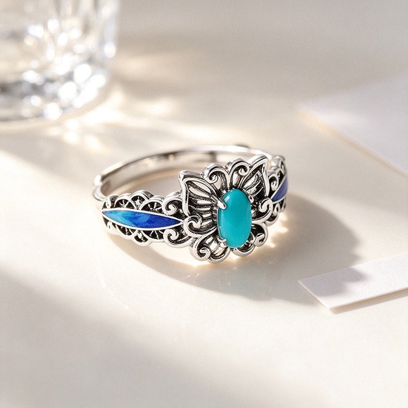 خواتم من الفضة الإسترليني عيار - مراجعة Statement Cocktail Ring وسعره