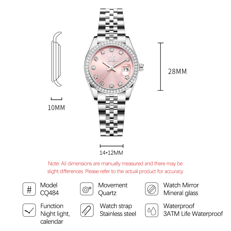 ساعة نسائية عصرية من UTHAI CQ4 - مراجعة Jewelry Diamond Watches وسعره