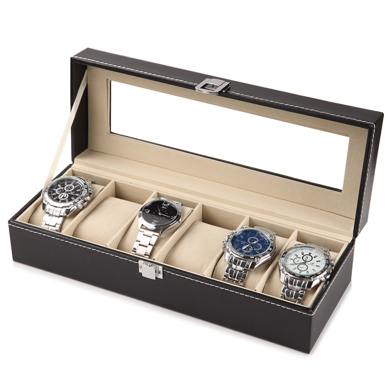 صندوق تخزين ساعات جلدي أوروبي، - مراجعة Jewelry Box Organizer Watches وسعره