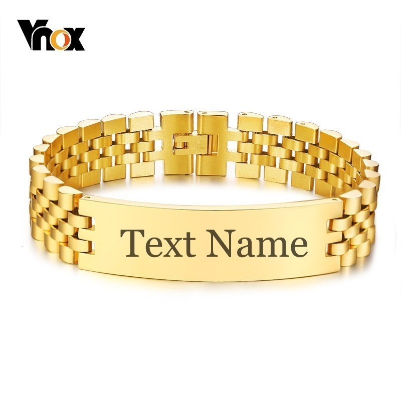 Vnox رجل 15 مللي متر واسعة ID  - مراجعة Jewelry Type Watches وسعره