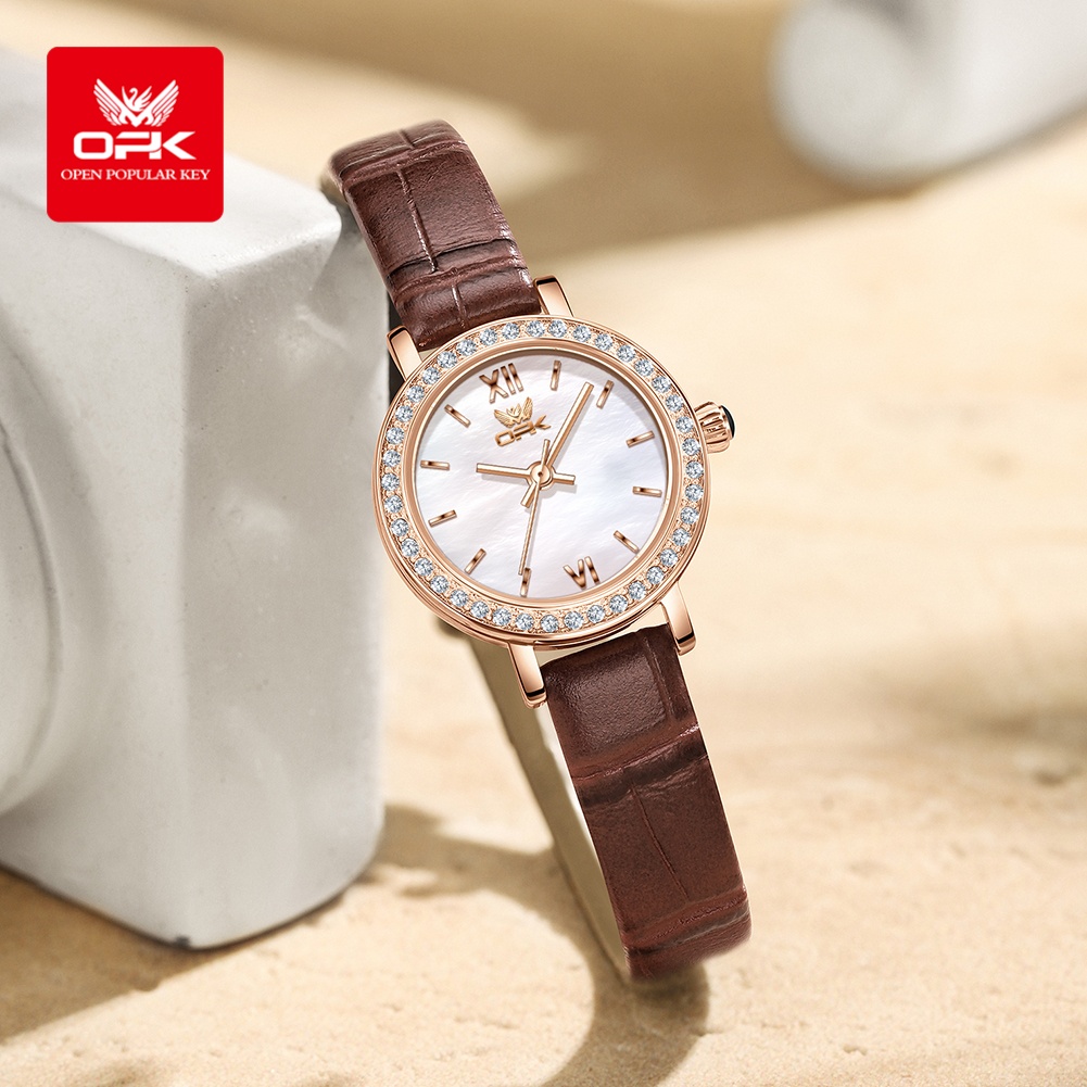 ساعة OPK 6063 الفاخرة للنساء ب - مراجعة Jewelry Diamond Watches وسعره