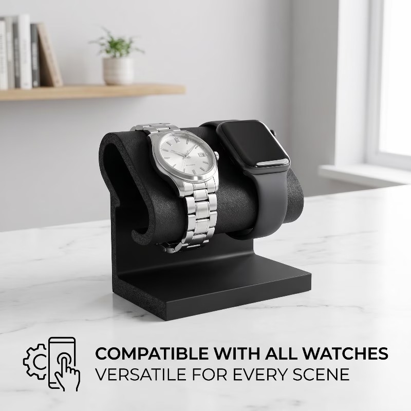 حامل عرض مزدوج للساعات والمجوه - مراجعة Jewelry Box Organizer Watches وسعره