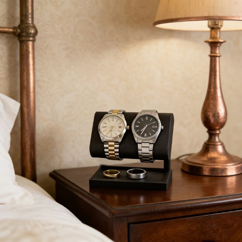 حامل عرض مزدوج للساعات والمجوه - مراجعة Jewelry Box Organizer Watches وسعره
