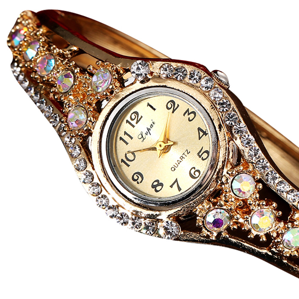 ساعات نسائية فاخرة بإطار ماسي  - مراجعة Jewelry Diamond Watches وسعره