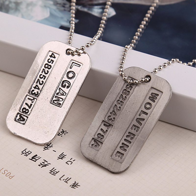 X الرجال قلادة لوجان هيو جاكما - مراجعة Mens Dog Tag Necklace وسعره