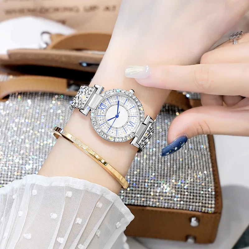 ساعة يد نسائية كوارتز مرصعة با - مراجعة Jewelry Diamond Watches وسعره