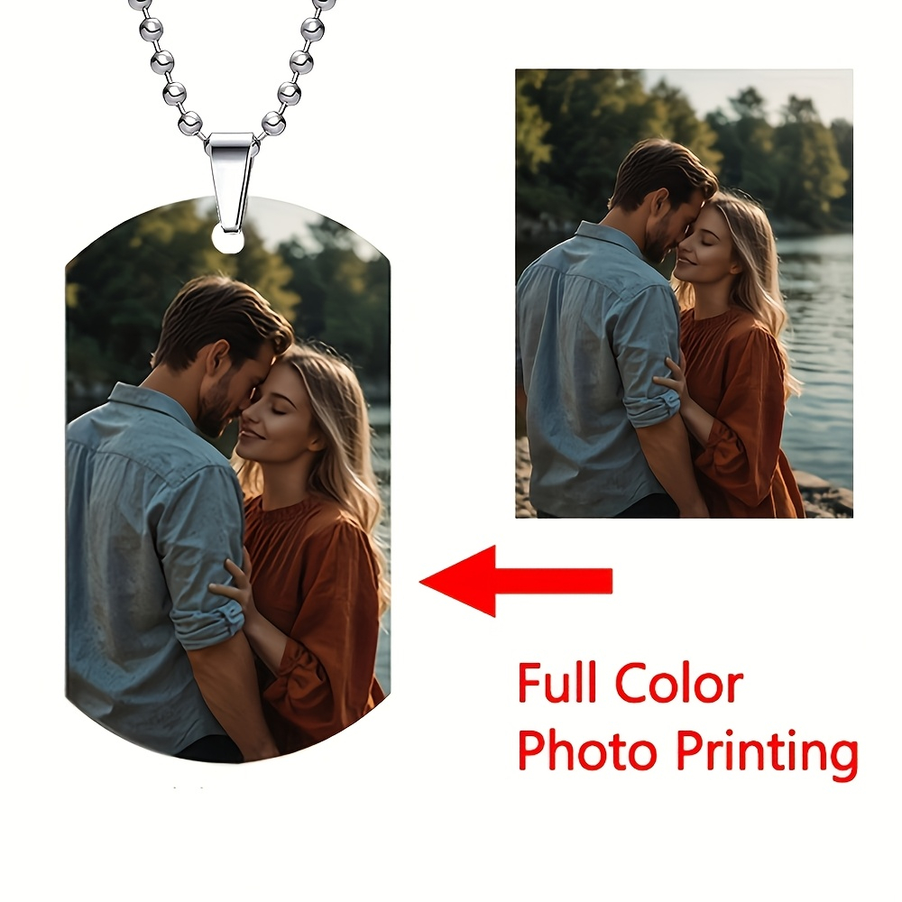 قلادة رجالية مخصصة حسب الطلب،  - مراجعة Mens Dog Tag Necklace وسعره